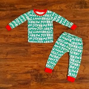 Christmas Pajamas Set Lot 2T